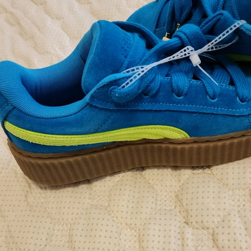 Puma X Fenty Creeper Phatty Junior's Speed Blue/Lime Pow/Gum Sneakers